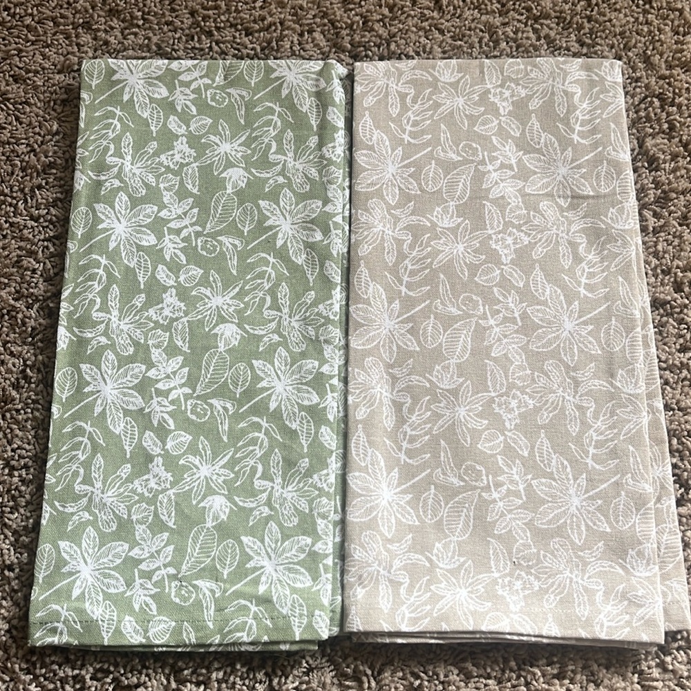 Set of 2 Cotton dish towels